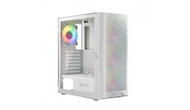 Logic computer case Aramis ARGB Midi, white