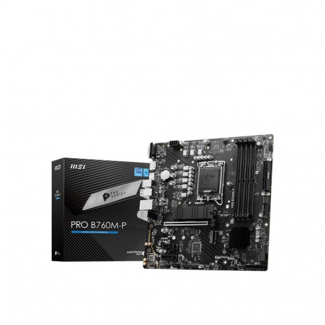emaplaat PRO B760M-P s1700 4DDR5 DP/HDMI 2M.2 mATX
