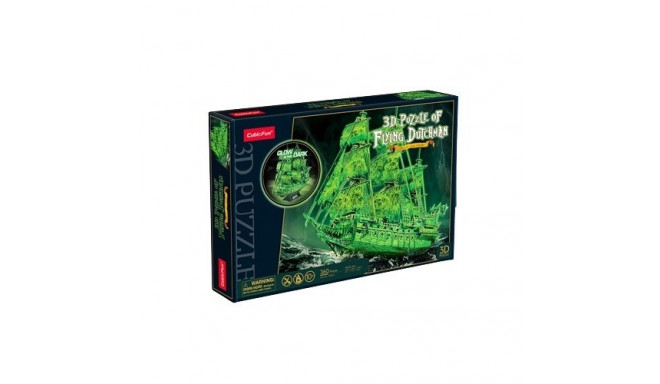 Puzzles 3D Flying Dutchman glows in the dark