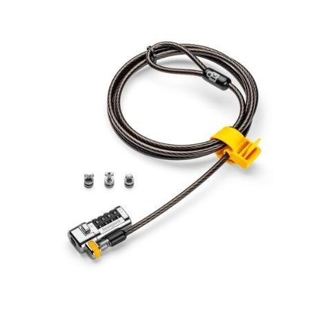 The Kensington ClickSafe 3-in-1 Combination Laptop Lock is a universal security sol