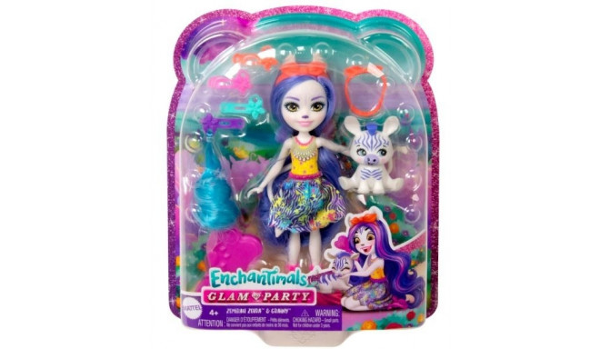 Deluxe Enchantimals Zebra Doll