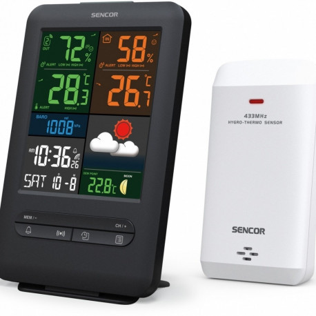 SENCOR SWS 7300 Weather station color