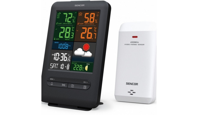 SENCOR SWS 7300 Weather station color