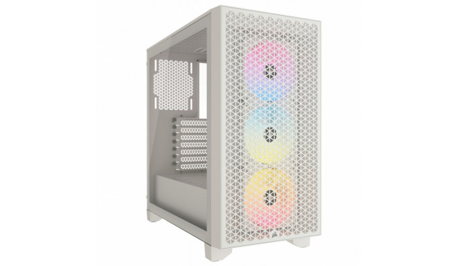 Case 3000D Airflow RGB TG Mid-Tower White