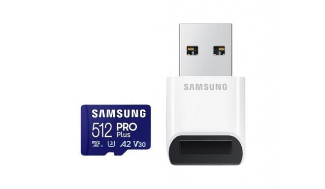 Memory card microSD PRO+ Plus MB-MD512SB/WW 512GB + reader