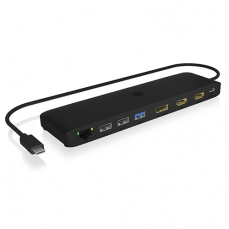 ICY BOX IB-DK2116-C 12in1, HDMI, DP, LAN, USB