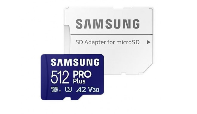 Memory card microSD PRO+ MD-MD512SA/EU + adapter