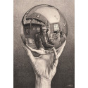 Puzzle 1000 elements Compact Art Collection Escher Hand with Reflecting Sphere