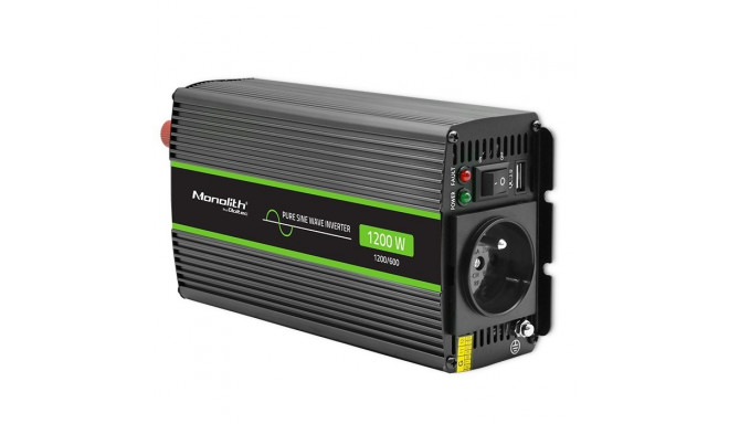 Pure Sine Wave Inverter Monolith, 600W, 1200W