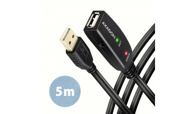 AXAGON ADR-205 USB 2.0 A-M -> A-F act. 5m cabl