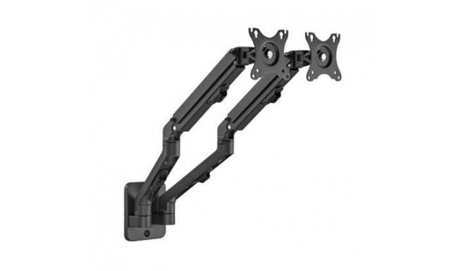 Adjustable wall 2-display mounting arm, 17 inches-27 inches, up to 7 kg