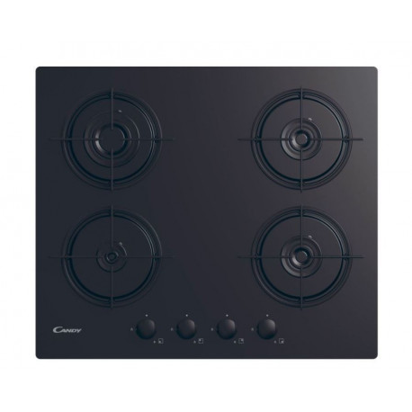 Gas/glass hob black CVW6BB