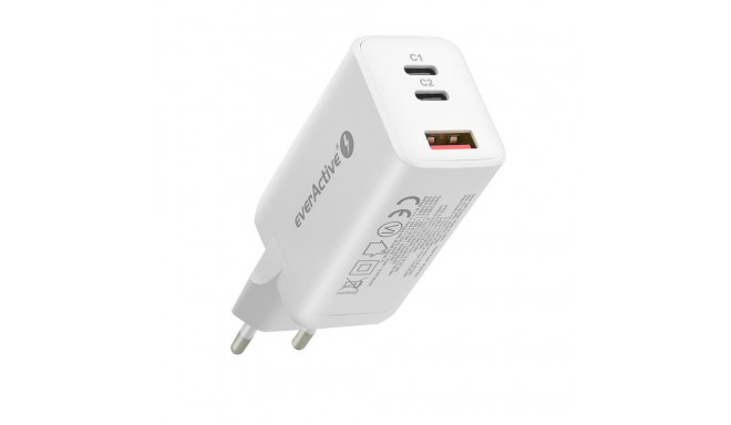 CHARGER USB/USB-C QC4+ 65W WHITE