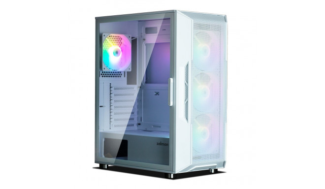 Computer case I3 Neo ATX Mid Tower RGB 4xfan, white