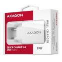 AXAGON ACU-QC19W, wall charger 19W, QC,1x whit