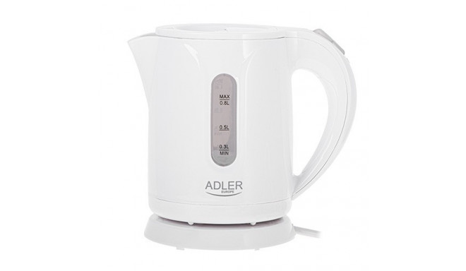Adler veekeettja 0,8l AD 1371w, valge