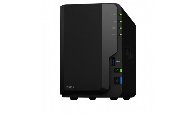 NAS server DS223 2x0HDD 2GB DDR4 1xRJ45 3xUSB3.2.1 2Y