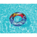 Swimming ring with handles 91 cm mix: Waves, Palms