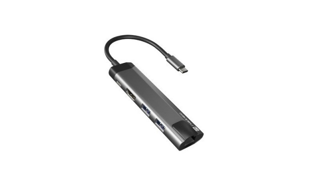 Multi Port Fowler Go USB-C PD, 2x USB 3.0