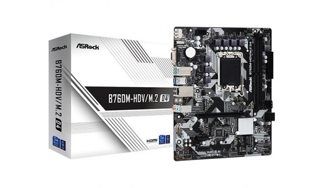 Motherboard B760M-HDV/M.2 D4 s1700 2DDR4 DP/HDMI mATX