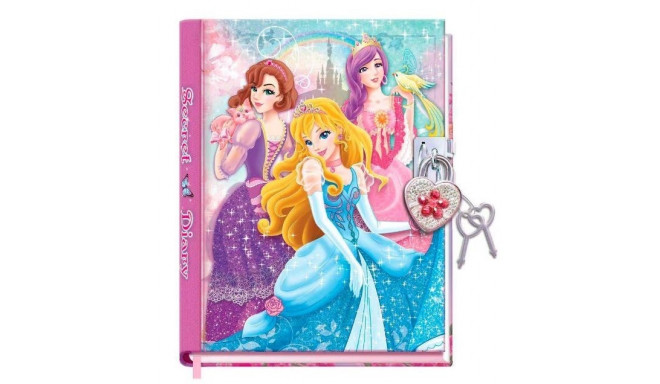 Pecoware Diary with a padlock - Princess