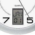 Wall clock UNILUX Instinct 30cm grey