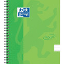 Kaustik spiraalköites A5+ jooneline OXFORD Touch kartongkaaned roheline 70 lehte