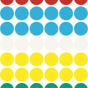 Ø12 ass COLOUR CODING DOTS