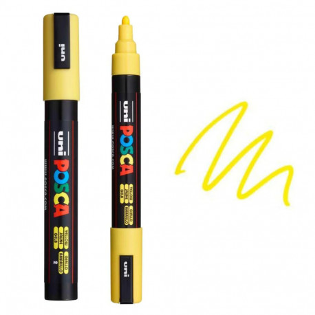 Color marker UNI Posca PC5M 1.8-2.5mm yellow