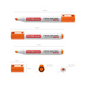 Highlighter  ErichKrause® Visioline V-40, color: orange(box 12 pcs.)