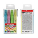 Tekstimarker ERICH KRAUSE Liquid Visioline V-14, pastell, komplekt 4tk