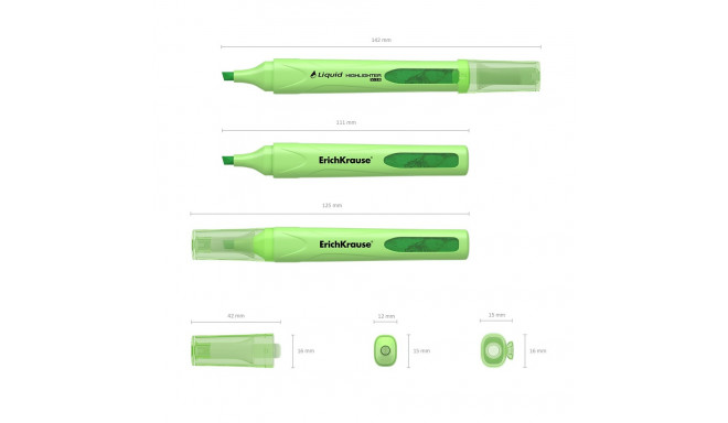 Tekstimarker ERICH KRAUSE Liquid Visioline V-14, pastellroheline