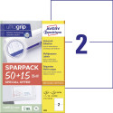 Labels AVERY ZWECKFORM Ultragrip 210x148mm ILC 50+15 sheets (6604)