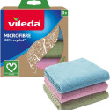Microfiber towel VILEDA colored (on a roll) 3 pcs/pk