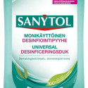 Cleaning wipes disinfectant, SANYTOL, moistened universal, 72 pcs