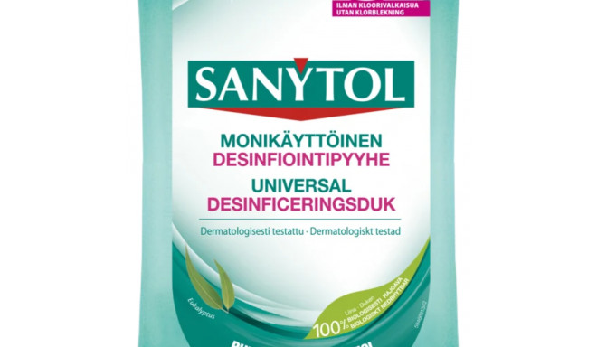 Cleaning wipes disinfectant, SANYTOL moistened disinfect 72 pcs in a pack