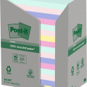 Note paper 76x127mm POST-IT Recycled 655RP pastel colors 16x100 sheets Note paper 76x127mm POST-IT Recycled 655RP pastel colors 16x100 sheets
