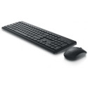 Keyboard set wireless DELL KM3322W EST black  mouse