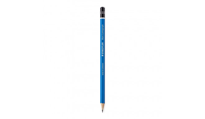Harilik pliiats STAEDTLER Mars Lumograph 8H kummita