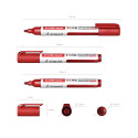 White board marker with liquid ink ErichKrause® Liquid LW-600, color: red (box 10 pcs.)