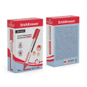 White board marker with liquid ink ErichKrause® Liquid LW-600, color: red (box 10 pcs.)