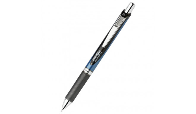 Gel pen mechanical PENTEL EnerGel BLN75 0.5mm black FAST DRY