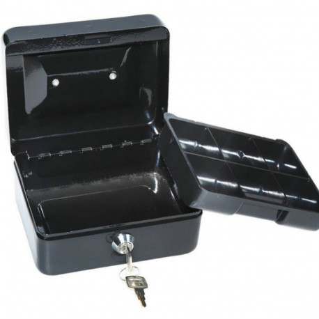 Cash box 250x200x90mm black