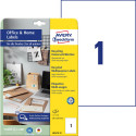 Sticker label AVERY ZWECKFORM 210x297mm 10 sheets of recycled paper (LR3478-10)