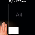 Kleebisetikett polüesterkilest ilmastikukindel AVERY Zweckform 99,1x67,7mm 20 lehte pakis eemaldatav
