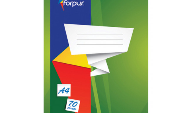 Notepad in adhesive binding A4 square with perforation 70 pages FOROFIS