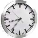 Wall clock ALCO diam 35cm silver frame