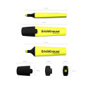 Highlighter  ErichKrause® Visioline V-12, colors: orange, pink, green, yellow (pouch 4 pcs.)