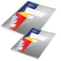 Folder in staple binding A5 FORPUS lined cardboard covers 96 pages