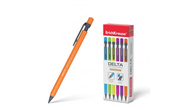 Mechanical pencil ErichKrause® Delta 0,5 mm, HB (box 12 pcs.)